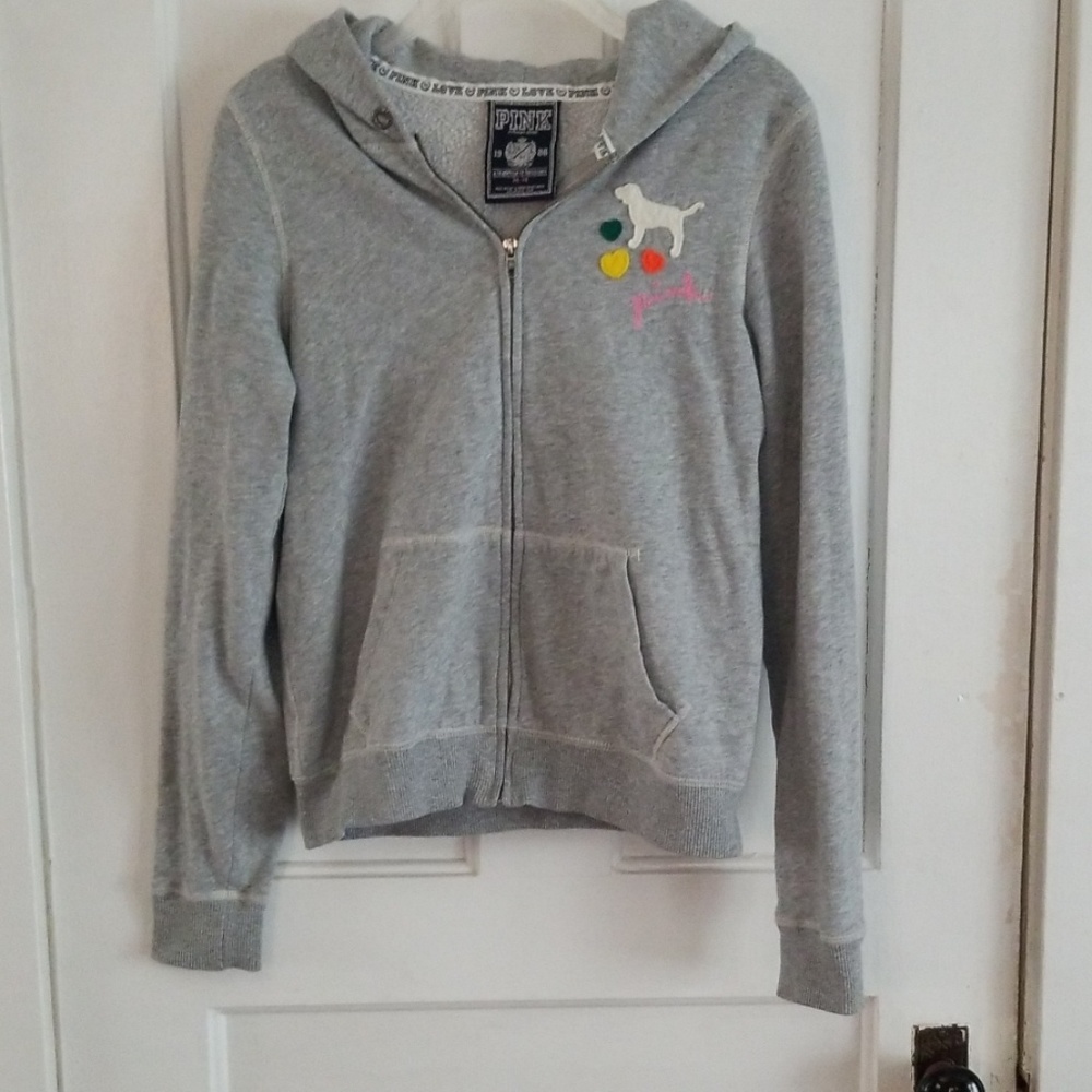 Victoria's Secret PINK zip up hoodie size Medium